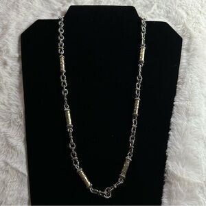 Fashion Silver and Gold Necklace